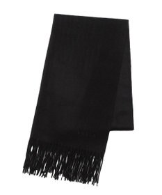 MOONBAT 【洗えるカシミヤ】FURLA カシミヤ100％ 無地ビッグマフラー／幅50cm