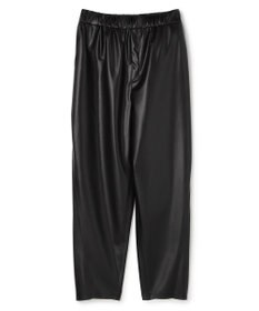 BEIGE， HYAL / フェイクレザーカービーラインイージーパンツ