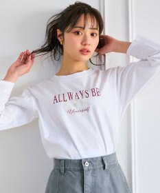 Feroux メッセージプリント・ロングスリーブTシャツ