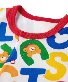 MIKI HOUSE HOT BISCUITS 【70-80cm】 ビーンズ総柄ショートオール