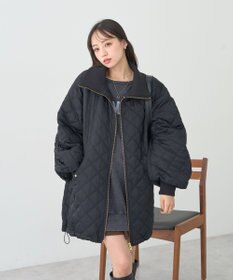 earth music&ecology キルティングバルーンコート