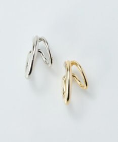 Phoebe 【金属アレルギー対応】ダブルシャインイヤーカフ　シルバー/ニッケルフリー