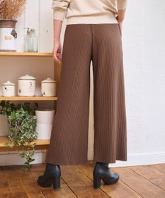 WEGO 【WEB限定/2025年秋冬新作/裾カットOK！自分サイズに調整可能/ウエストゴム/しわになりにくい/】カットプリーツパンツ