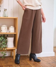 WEGO 【WEB限定/2025年秋冬新作/裾カットOK！自分サイズに調整可能/ウエストゴム/しわになりにくい/】カットプリーツパンツ