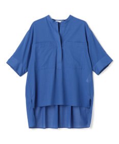 BEIGE， 【洗える・Oggi 10月号掲載】BAC / コットンビックポケットスタンドカラーシャツ