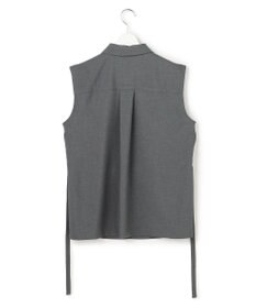 ICB 【WEB＆一部店舗限定】SerikaWorsted ノースリーブスキッパーブラウス