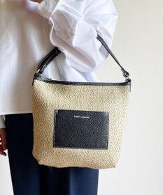 Hekhèr Le Style de Vie 【日本製 / 3WAY】ジュート×牛革 ショルダーバッグmedium