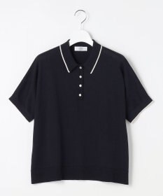 J.PRESS LADIES L DRY COTTON ポロ ニット