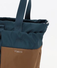 Y'SACCS ドローストリング コンビカラー2WAYトート