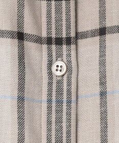 ICB 【洗える】コットンカポックチェック シャツ