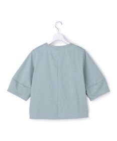 ICB L シャツジーナプレーディング ランタンスリーブカットソー