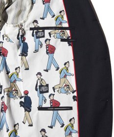 J.PRESS MEN 【AaronChang】【UNISEX】ウールポリエステル トロピカル ブレザー / バギーフィット