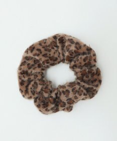 WEGO Lシャギーレオパードシュシュ