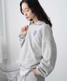 WEGO ハーフジップBIGスウェット