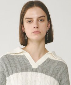 GRACE CONTINENTAL チェーンデザインイヤーカフ