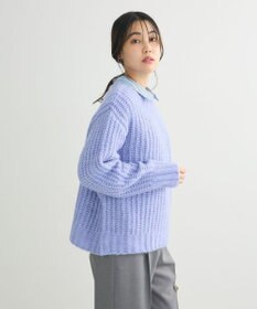 Green Parks ざっくりローゲージニットプルオーバー