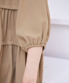 Tiaclasse L 【洗える】ティアードチュニックブラウス