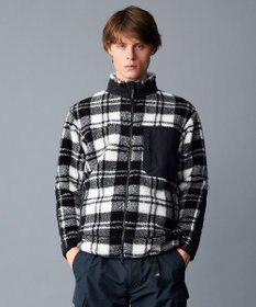 JOSEPH ABBOUD MOUNTAIN 【軽量/暖か/男女兼用】チェックフリース ブルゾン