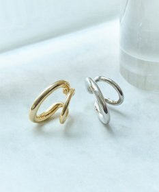 Phoebe 【金属アレルギー対応】ダブルシャインイヤーカフ　シルバー/ニッケルフリー
