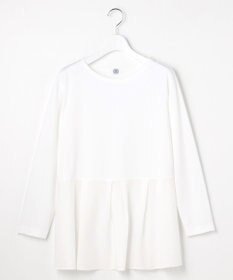 J.PRESS LADIES L 【WEB限定カラーあり】レイヤードジャージー フレア カットソー