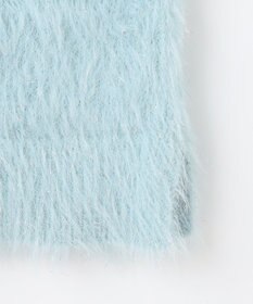 ANY SIS 【洗える】フィルムラメシャギー ニット