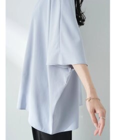 earth music&ecology アシメギャザーシャツ