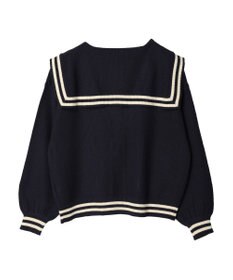 earth music&ecology セーラーニットカーディガン