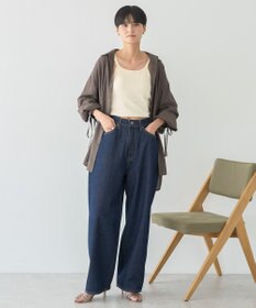 AMERICAN HOLIC シアーバックギャザーリボンシャツ