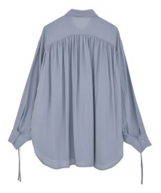 AMERICAN HOLIC シアーバックギャザーリボンシャツ