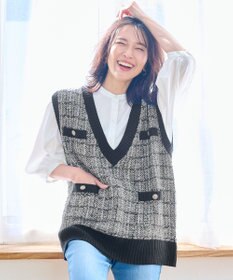 ANY 【洗濯機可】ツイーディベスト