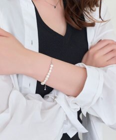 Phoebe フレッシュウォーターパールブレスレット　シルバー/淡水パール