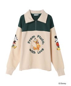 Green Parks Ｄｉｓｎｅｙ／裏毛ハーフＺＩＰスウェット