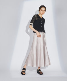 値下/正規品！新品/グレースコンチネンタル2021AWレタード刺繍フレアスカートスカート