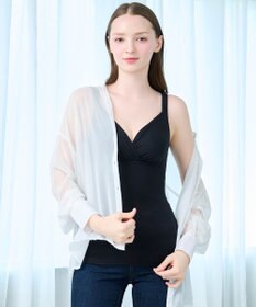 BRADELIS New York 【BRADELIS Me / ノンワイヤー・バストアップ】ブラデリス オールインワンブラキャミ