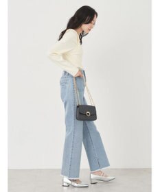 earth music&ecology 肩リボンニットプルオーバー