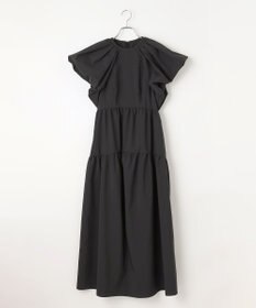 #Newans 【ANSWER for フォトジェニックスタイル】ウィングスリーブティアードワンピース