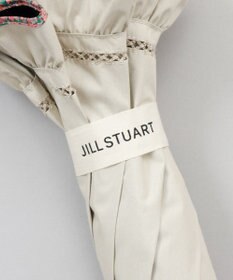 AURORA 【 JILL STUART（ジル スチュアート）】・WEB限定・　リバティパイピングフリル晴雨兼用パラソル(折りたたみ)