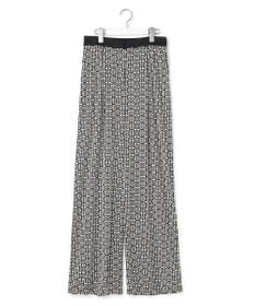 ICB L 【30th ANNIVERSARY】 モノグラムプリントスムース ワイドパンツ