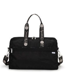 LeSportsac DELUXE MED WEEKENDER MH/ロゴジャガードブラックスナイデル