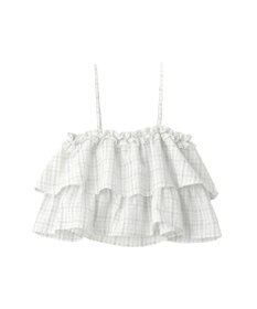 earth music&ecology 【予約】アソートチェックティアードビスチェ