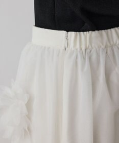 GRACE CONTINENTAL メッシュフラワースカート