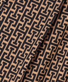 ICB L 【30th ANNIVERSARY】 モノグラムプリントスムース ワイドパンツ