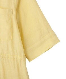 YECCA VECCA フレンチリネンドロストワンピース