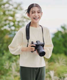 Tiaclasse 【安田美沙子さん着用・新色追加・洗える】ボリュームパフスリーブニット