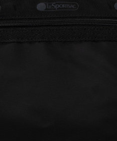 LeSportsac DELUXE MED WEEKENDER MH/ロゴジャガードブラックスナイデル