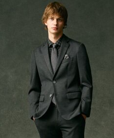 JOSEPH ABBOUD 【綿100％】ファインカウントシャンブレーチェックシャツ