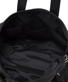 LeSportsac DELUXE MED WEEKENDER MH/ロゴジャガードブラックスナイデル