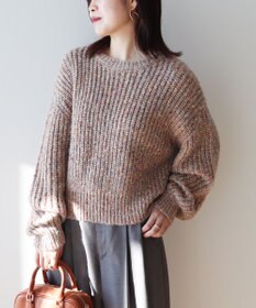 Green Parks ｍｉｘラメショートニットプルオーバー