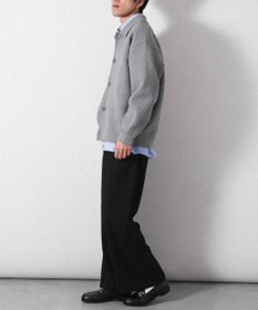 CRAFT STANDARD BOUTIQUE 柄編みニットシャツカーディガン