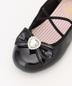 ANY KIDS エナメルフラットシューズ